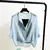 Camisa leopardo chiffon para as mulheres, blusa casual, roupas sexy listrada, me - loja online