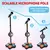 Crianças microfone máquina de karaokê instrumento musical brinquedos com luz, - comprar online