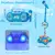 Crianças microfone máquina de karaokê instrumento musical brinquedos com luz, - loja online