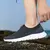 Tênis de malha grosso casual masculino, sapatos ocos, sapatos repetidos, tênis