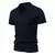 Camisa Henley slim fit masculina, camiseta de algodão, manga curta, jogger casu - comprar online