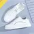 2024 novo tênis branco feminino primavera outono dedo do pé redondo sapatos ve