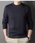 2024 inverno de pelúcia camisola de malha masculina em torno do pescoço fundo na internet
