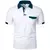 Camiseta de manga curta masculina, polo de cor sólida com bolsos, passeio, solt