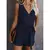 Macacão monocromático casual feminino com decote em V, shorts de cinco pontos, - Irislandia Variedades