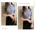 Coreano blusa de manga puff de malha para as mulheres, magro regata, camisa casu na internet