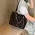 Imagem do Bolsa de diamantes Bling feminina, grande capacidade, couro PU, grande designer