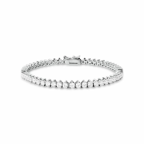 Pulseira Riviera Zircônia Branca - comprar online