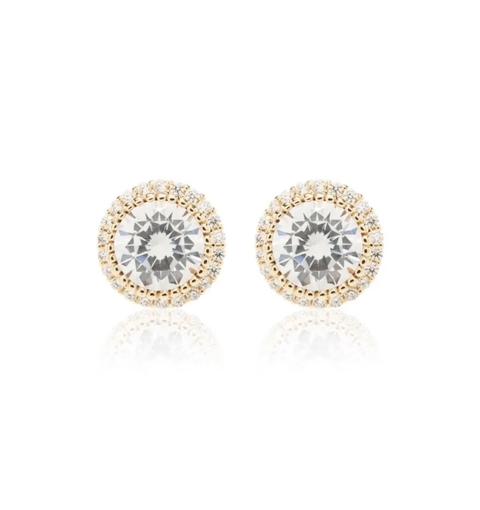 Brinco Ponto de Luz Cravejado