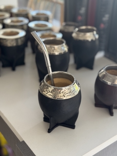 Mate torpedo virola cincelada - Mateando La Plata