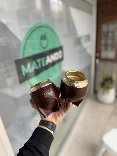 Mate torpedo imperial cuero repujado en internet