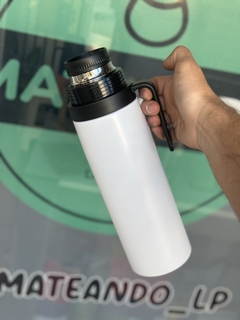 Termo media manija de acero blanco - comprar online