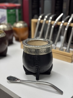 Mate imperial cincelado 100 % uruguayo negro en internet