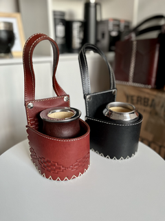 Porta mate 100 % cuero - Mateando La Plata