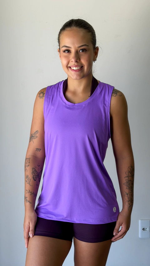 REGATA DRY FIT FEMININA LILÁS - comprar online