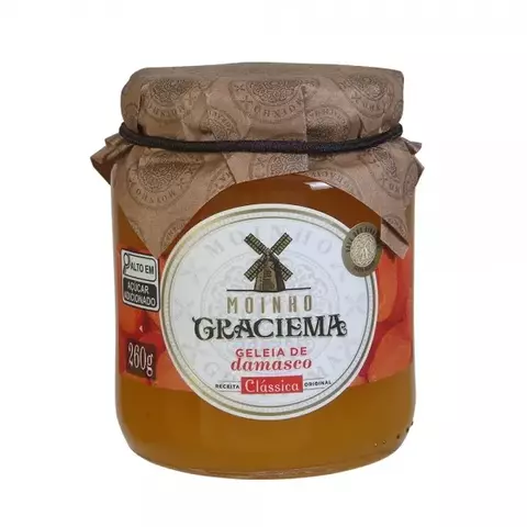 GELEIA DAMASCO CLASSICA - MOINHO GRACIEMA 260G