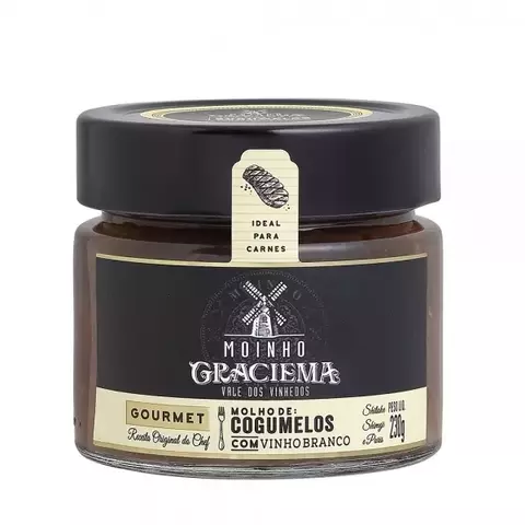 MOLHO COGUMELOS C/ VINHO BRANCO - MOINHO GRACIEMA 230G