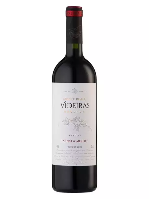 VINHO FINO TINTO MEIO SECO TANNAT E MERLOT - VIDEIRAS 750ML