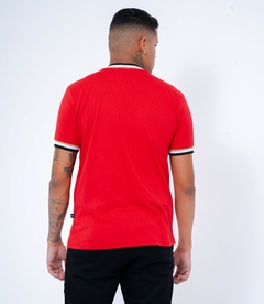 Camiseta Detalhes Boss - Vermelho na internet