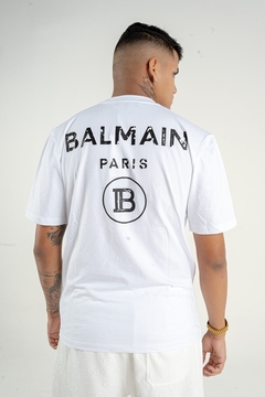 Camiseta Chinesa Balmain - Branco - Vrau Imports