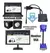 Convertidor Hdmi Vga con adaptador de audio Hdmi a Vga - tienda online