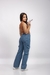 CALÇA WIDE LEG CARGO COM ELÁSTICO NO CÓS - comprar online