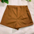 Short Alfaiataria Feminino Zara Cintura Alta com Zíper Lateral - Elegância e Conforto - Lucileide Fashion