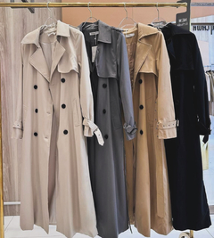 Trench coat preto - comprar online