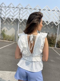 Blusa agata com babados - loja online