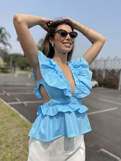 Blusa agata com babados - comprar online