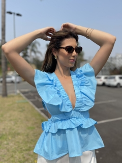 Imagem do Blusa agata com babados
