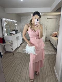 Vestido longo Rosé na internet