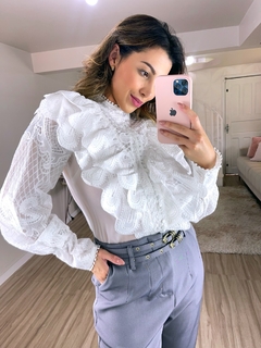 Camisa rendada Lulu - comprar online
