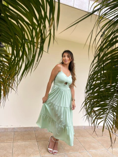 Vestido fluence Verde - comprar online