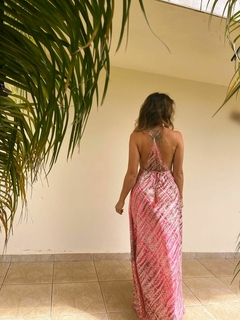 Vestido longo Cierra Rosa na internet