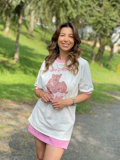 Conjunto t-shirt com shorts saia