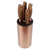 Conjunto De Facas Com Cepo 6 Peças Golden Chef Rose Gold - comprar online