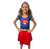 Fantasia Infantil Supergirl Com Tiara Festas - loja online