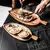 Bandeja em forma de folha de madeira - loja online