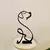 Imagem do Cão arte escultura metal cão abstrato minimalista arte estatuetas de ferro