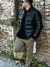 Campera engomada - puffer ecocuero - 
