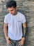 Remera cuello tejido