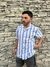 Camisa de lino rayada en internet