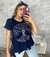 Camiseta Casual Feminina Manga Curta Árvore Da Vida