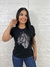 Camiseta Casual Feminina Manga Curta Cavalo Crina - comprar online
