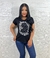 Camiseta Casual Feminina Manga Curta Cavalo Rosto Mulher - comprar online