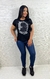 Camiseta Casual Feminina Manga Curta Cavalo Rosto Mulher - ValBrilhos