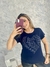 Camiseta Casual Feminina Manga Curta Coração Não Desista