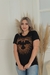 Imagem do Blusa Casual Feminina Manga Curta Espírito Santo Vazado - Valbrilhos