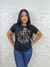 Camiseta Casual Feminina Manga Curta Mulher Boiadeira